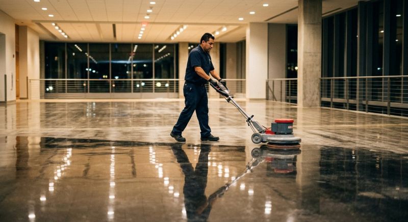 Commercial Cleaning project example